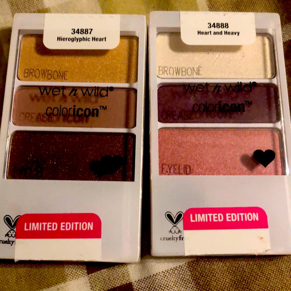 Wet N Wild palettes. Never touched